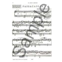 Niels Viggo Bentzon: Passacaglia For Piano Op.31