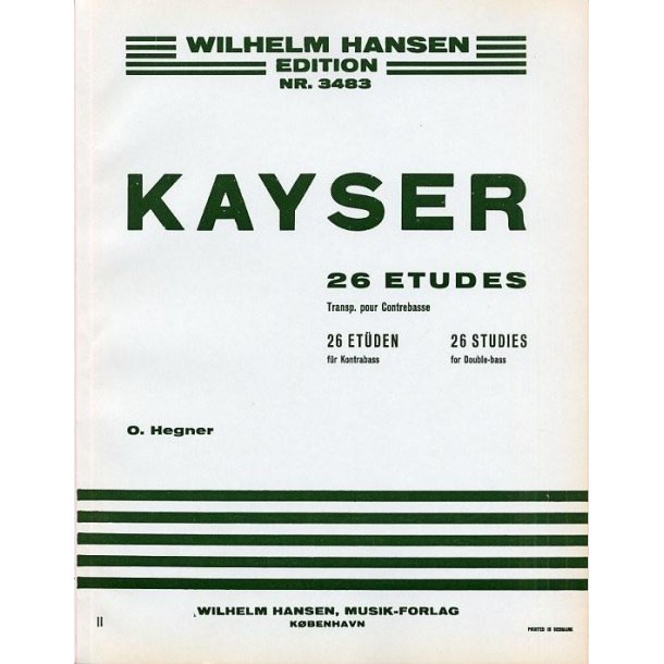 H.E. Kayser: 26 Etudes