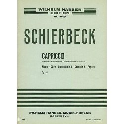 Poul Schierbeck: Capriccio For Wind Quintet Op.53 (Miniature Score)