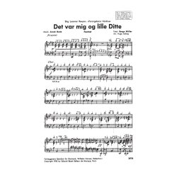 Jacob Gade: Det Var mig og lille Ditte (Score & parts)