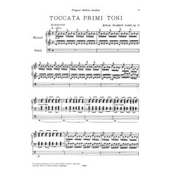 Einar Traerup Sark: Toccata Primi Toni Op.11
