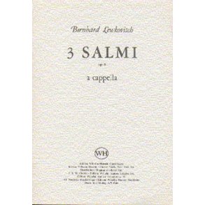 Bernhard Lewkovitch: Three Psalms Op.9