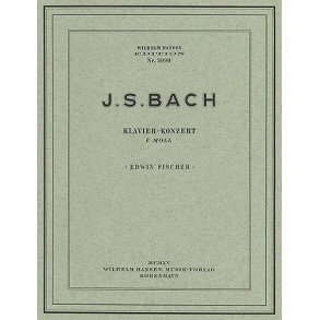 JS Bach: Piano Concerto In F Minor (Two Pianos)