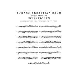 Johann Sebastian Bach: Zweistimmige Inventionen (Piano)