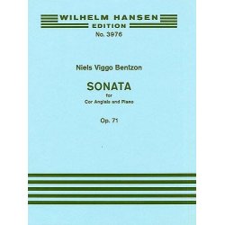 Niels Viggo Bentzon: Sonata For Cor Anglais And Piano Op.71