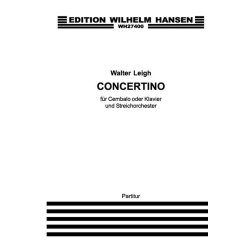 Walter Leigh: Concertino For Harpsichord or Piano (Full Score)