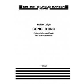 Walter Leigh: Concertino For Harpsichord or Piano (Full Score)