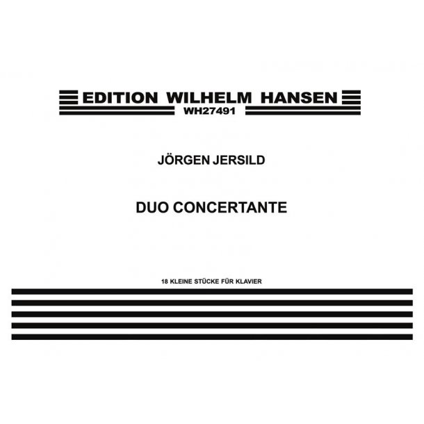 J&ouml;rgen Jersild: Duo Concertante (Piano Duet)
