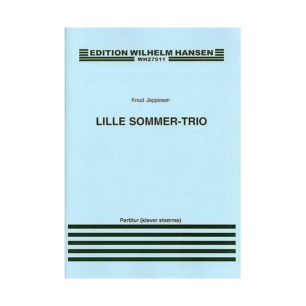 Knud Jeppesen: Little Summer Trio (Score/Parts)
