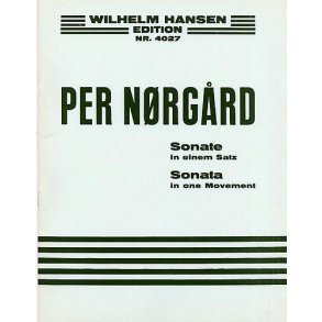 Per Nrgrd: Sonata In One Movement For Piano Op.6
