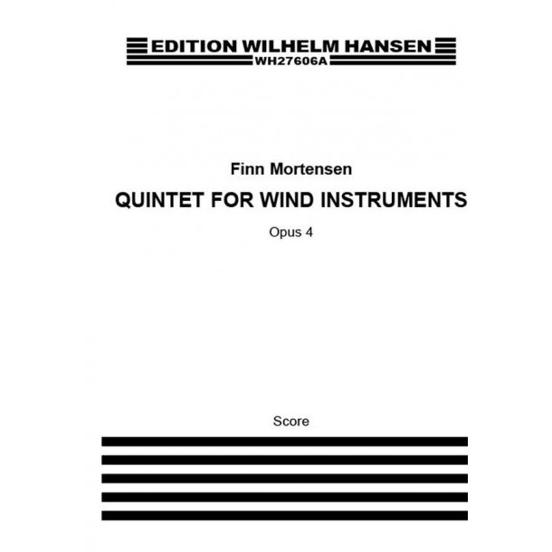 FINN MORTENSEN BLSERKVINTET OP.4 SC