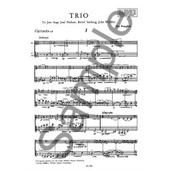Per Nrgrd: Trio Op.15 (Score And Parts)