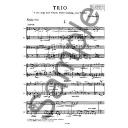 Per Nrgrd: Trio Op.15 (Score And Parts)