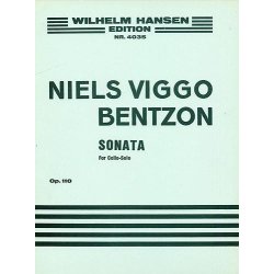 Niels Viggo Bentzon: Sonata For Solo Cello Op.110