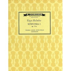 Vagn Holmboe: Sinfonia No.1 For Strings (Study Score)
