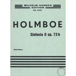 Vagn Holmboe: Sinfonia No.2 For Strings (Study Score)