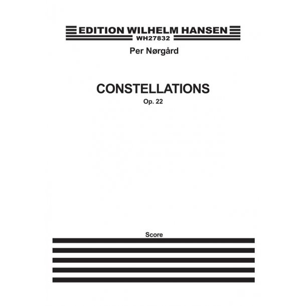 Per Nrgrd: Konstellationer Op.22 (Score)
