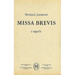Bernard Lewkovitch: Missa Brevis (Men's Voices)