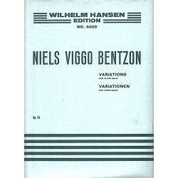 Niels Viggo Bentzon: Variations For Solo Flute Op.93