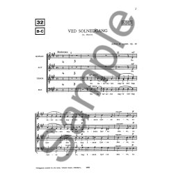 Niels W. Gade: Ved Solnedgang Op.46 (Chorus Score)