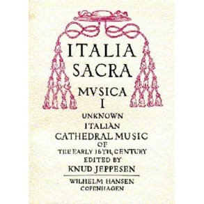 Italia Sacra Musica - Volume 1 (Vocal Score)
