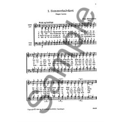 Finn Mathiassen: Fire Sange af Thoger Larsen To Sange af Otto Gelsted for Blandet Kor