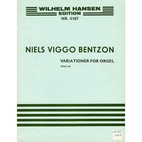 Niels Viggo Bentzon: Variations For Organ Op.103