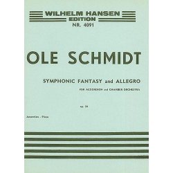 Ole Schmidt: Symphonic Fantasy And Allegro Op.20 (Accordion/Piano)