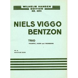 Niels Viggo Bentzon: Brass Trio Op.82 (Score)