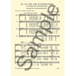 Hugo Distler: Es Ist Ein Ros Entsprungen Op.10