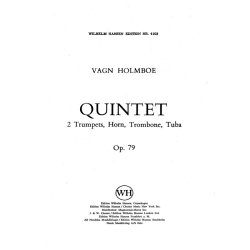Vagn Holmboe: Brass Quintet Op.79 (Score)