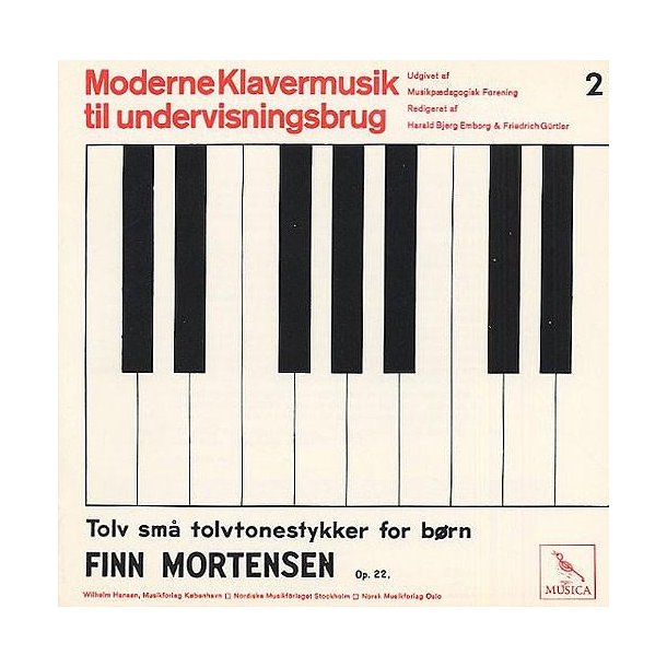 Finn Mortensen: Twelve Small 12-Tone Pieces For Children Op.22