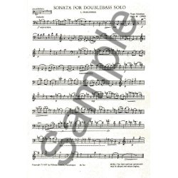 Vagn Holmboe: Sonata For Double Bass Solo Op.82