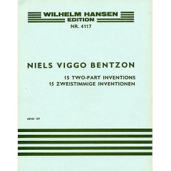 Niels Viggo Bentzon: Fifteen Two Part Inventions Op.159