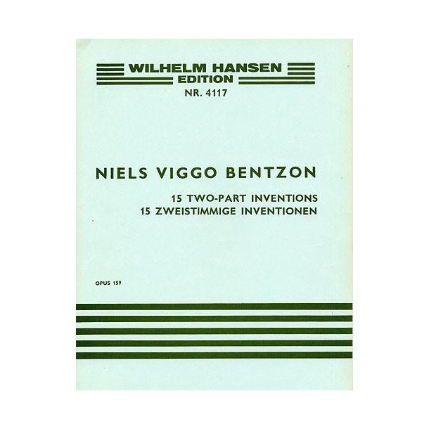 Niels Viggo Bentzon: Fifteen Two Part Inventions Op.159