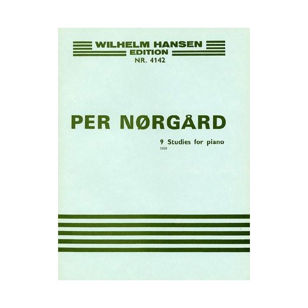 Per Nrgrd: Nine Studies For Piano Op.25b