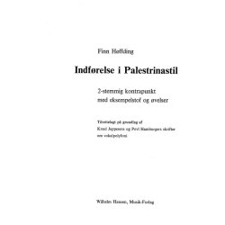 Finn Hffding: Indforelse I Palestrina Stil