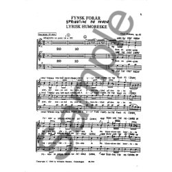 Carl Nielsen: Fynsk Forar (Spring In Funen) Op.42 Chorus Part