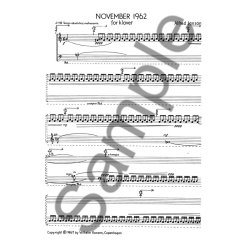 Alfred Janson: November 1962