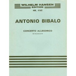 Antonio Bibalo: Concerto Allegorico (Violin/Piano)