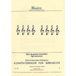 Pelle Gudmundsen-Holmgreen: Konstateringer For Bornekor