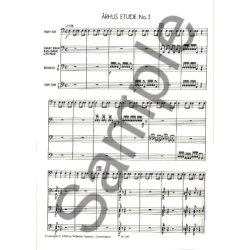 Bent Lylloff: Arhus Etude No.3 For Percussion Ensemble (Score/Parts)