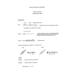 Pelle Gudmundsen-Holmgreen: Piece By Piece (Score)