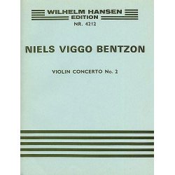 Niels Viggo Bentzon: Violin Concerto No.2 Op.136 (Violin/Piano)
