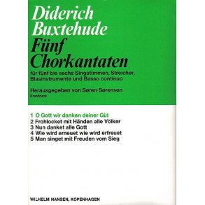 Dietrich Buxtehude: O Gott, Wir Danken Deiner Guet (Score)