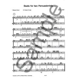 Bent Lylloff: 24 Duets For Percussion