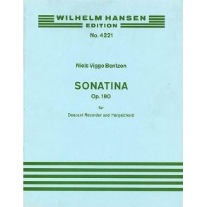 Niels Viggo Bentzon: Sonatina For Descant Recorder And Harpsichord Op.180
