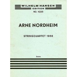 Arne Nordheim: String Quartet (Score)