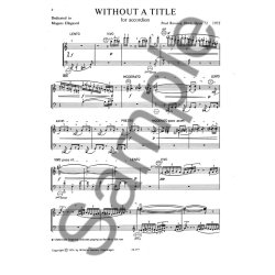 Poul Rovsing Olsen: Without A Title Op.72