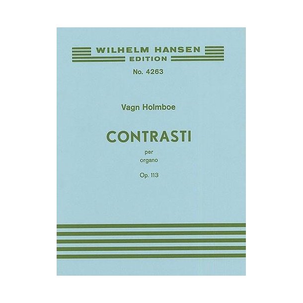Holmboe: Contrast Per Organo Op.188